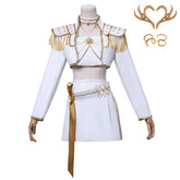 KPop Demon Hunters (2025) What It Sounds Like Mira White Set Stage Outfits Cosplay Costume